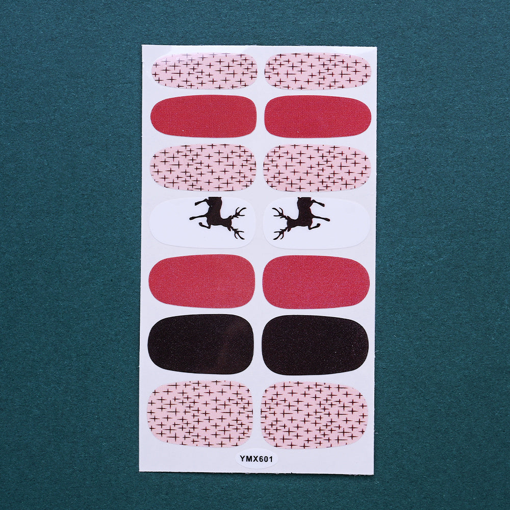 1 Sheet Christmas Nail Wrap Stickers