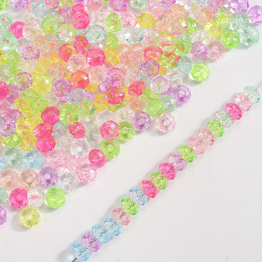 Faceted Acrylic Beads