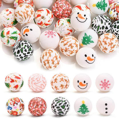 Christmas Silicone Beads