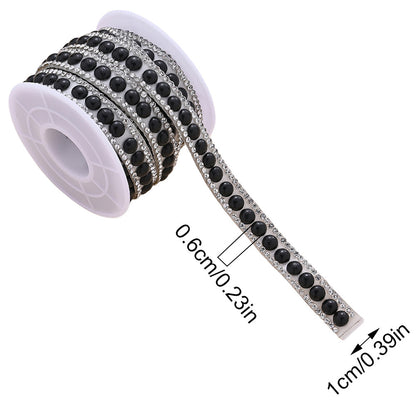 Ceramic Self-Adhesive Rhinestone Sticker Roll