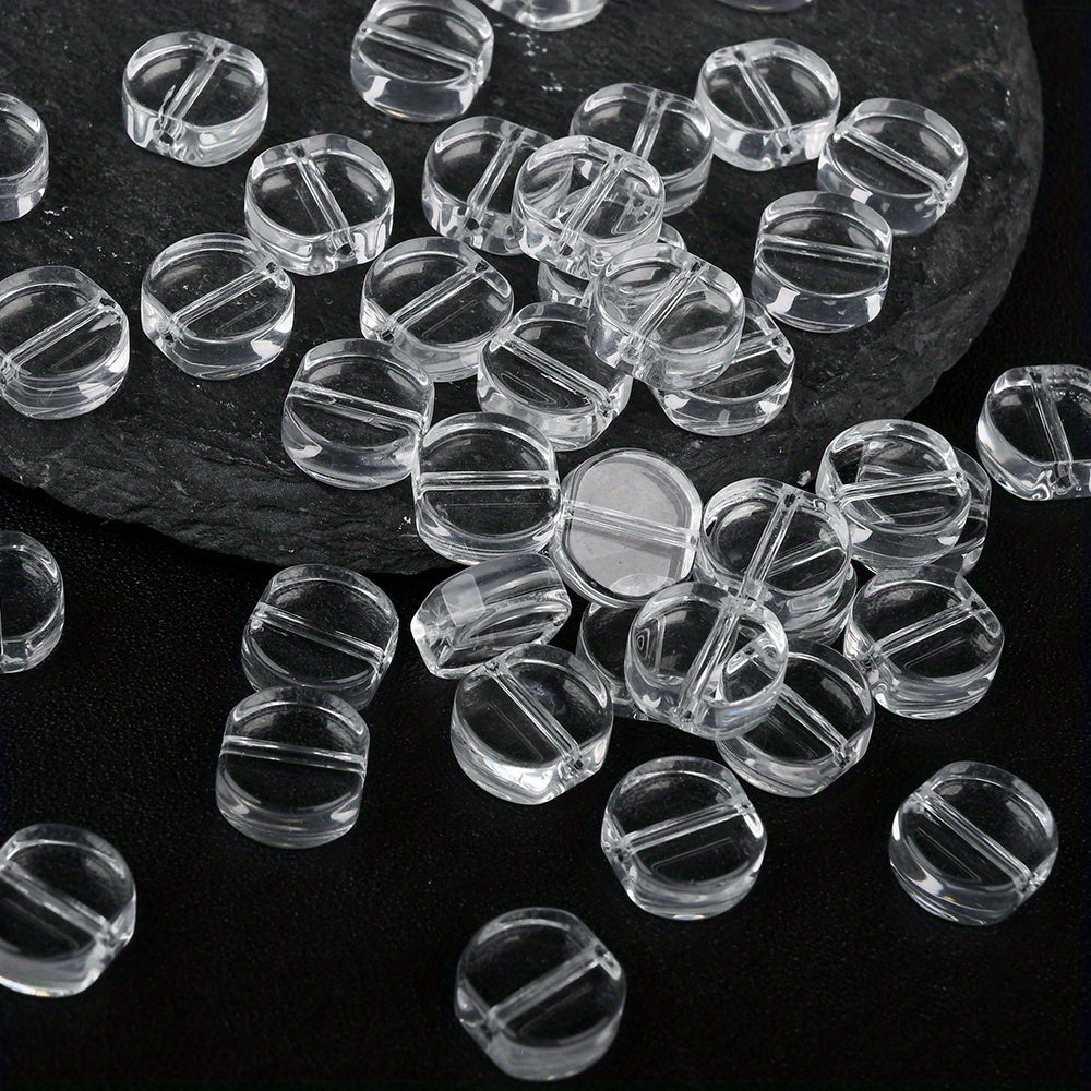 Transparent Crystal Round Beads