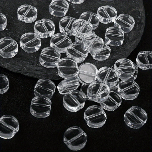 Transparent Crystal Round Beads