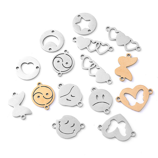 Stainless Steel Heart Connectors