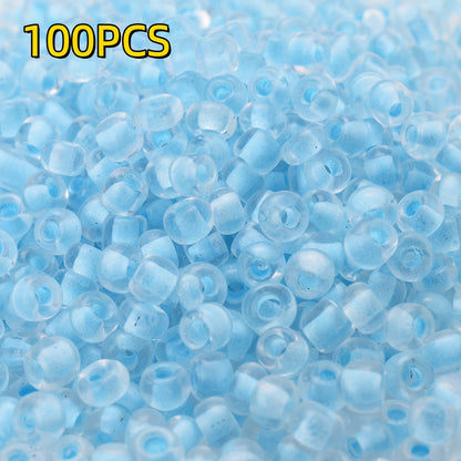 100pcs 4mm Vibrant Czech Glass Seed Beads