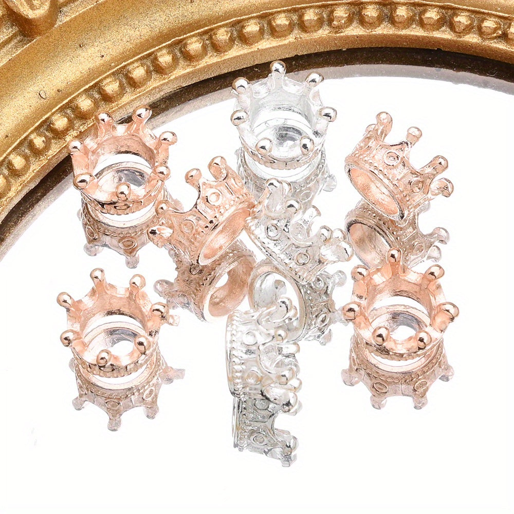 Metal Crown Alloy Beads