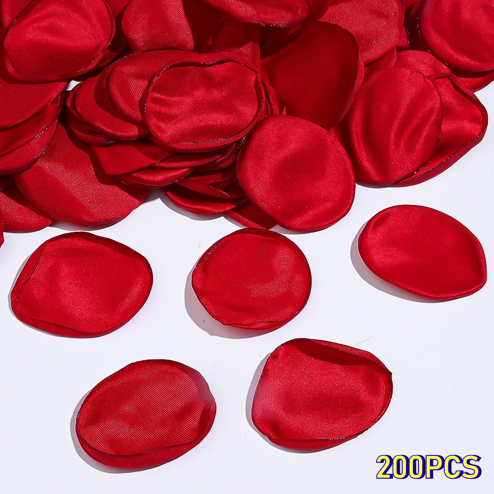 Pink Polyester Rose Petals