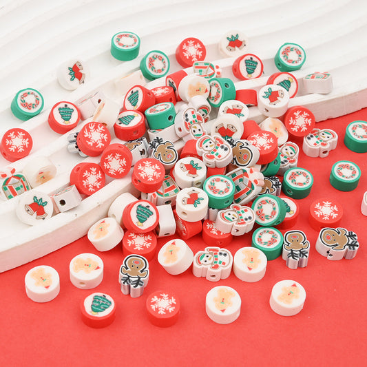 Christmas Soft Pottery Beads