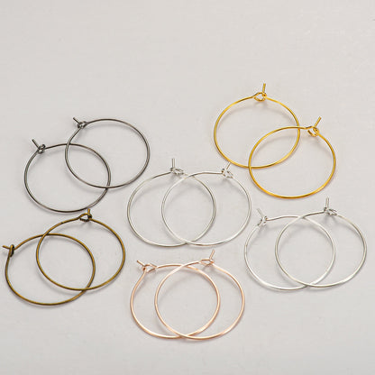 Mixed Alloy Earring Hoop Set