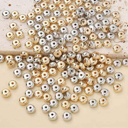 100PCS 7mm Bright Round CCB Spacer Bead Set