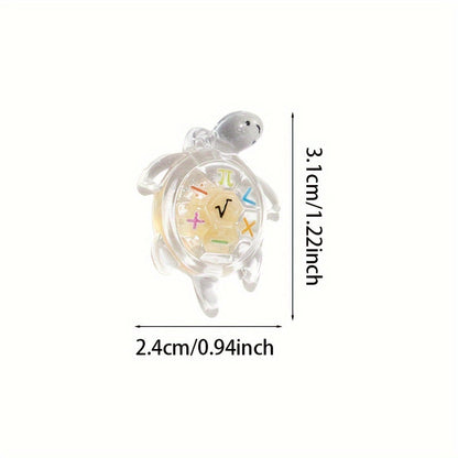 Luminous 3D Turtle Resin Beads