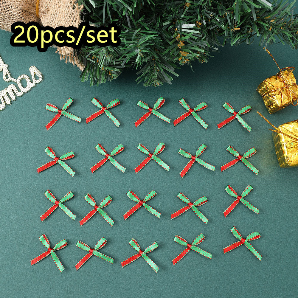 Christmas Mini Satin Ribbon Bows
