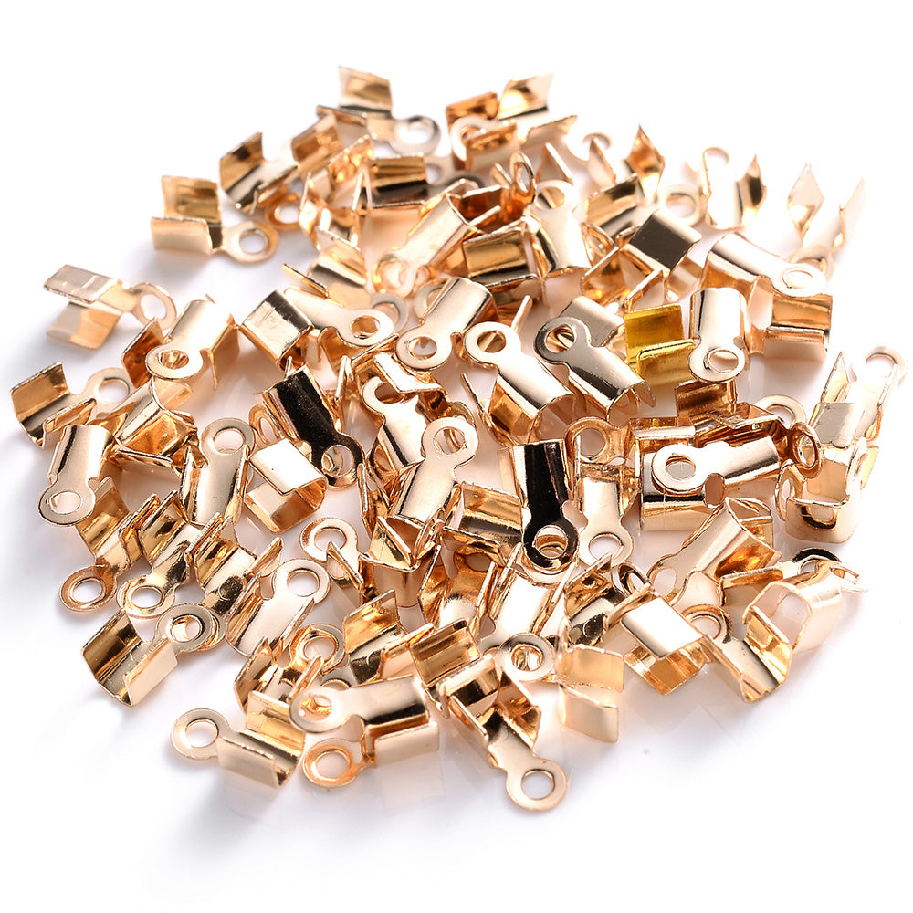200pcs 2.5/3.5/4mm Crimp End Caps