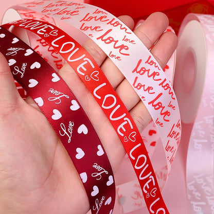 Love Heart Grosgrain Ribbon