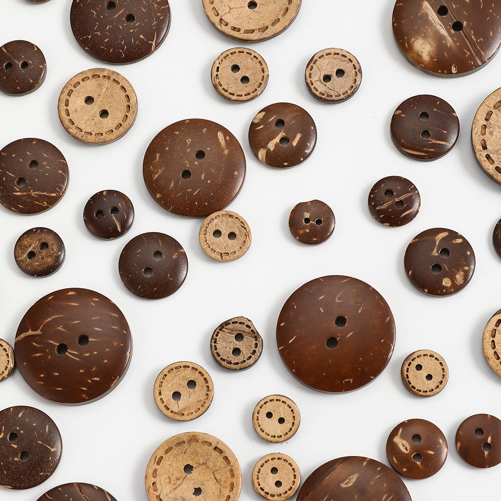 Natural Coconut Shell Buttons