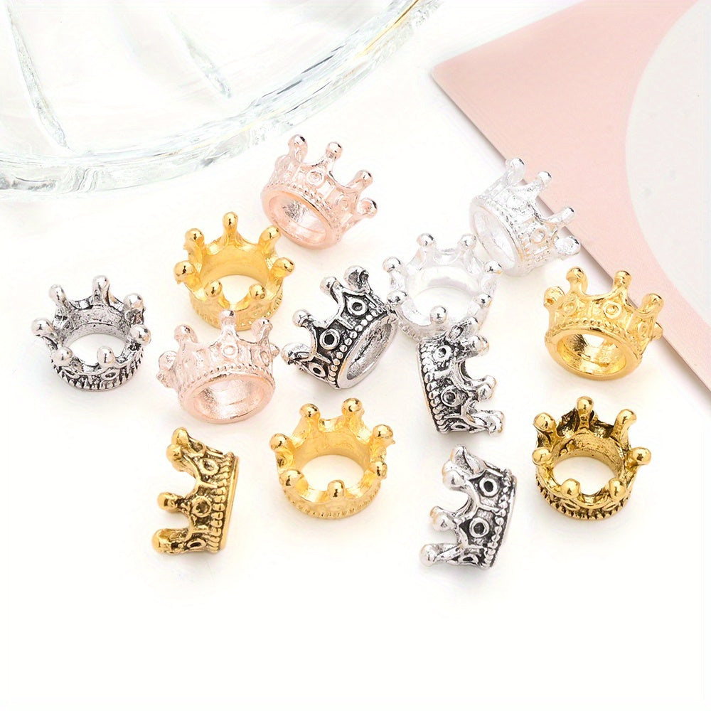 Metal Crown Alloy Beads
