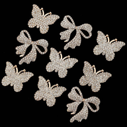 Golden Bow Flatback Embellishments