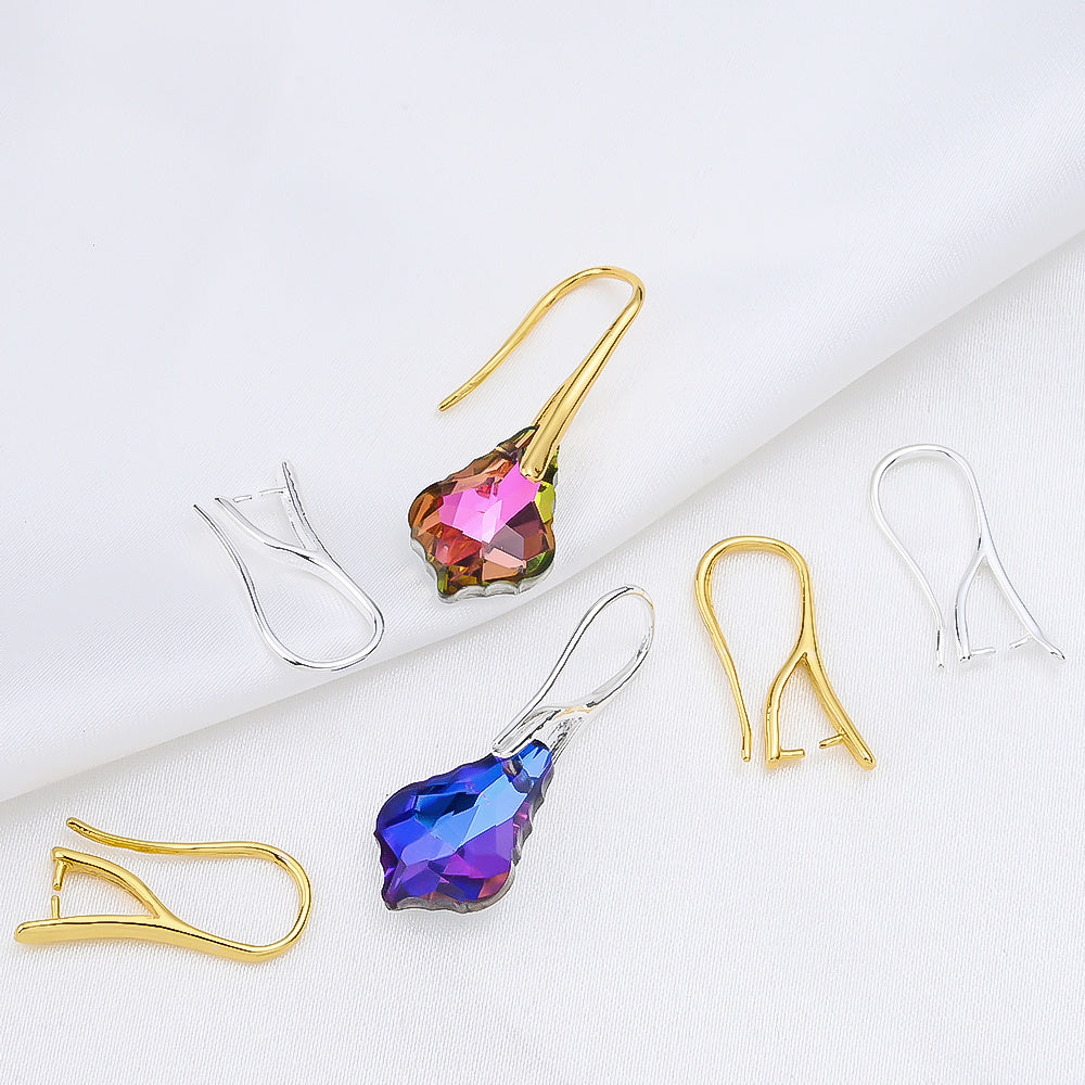 16-Piece Gold & Silver Earring Hook Clip Findings