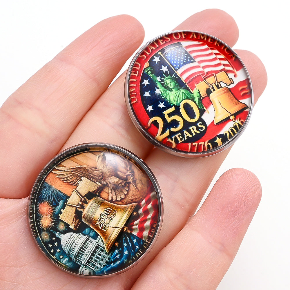 32mm “250 Years of Freedom” Commemorative Brooch