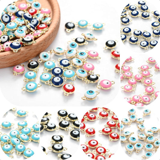 Vintage Devil Eye Pendant Charms