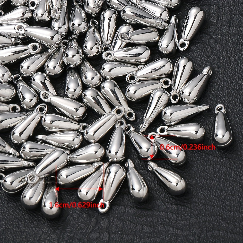 Gold & Silver CCB Plastic Pendants