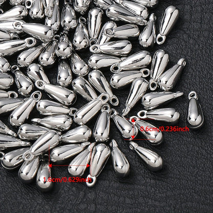Gold & Silver CCB Plastic Pendants
