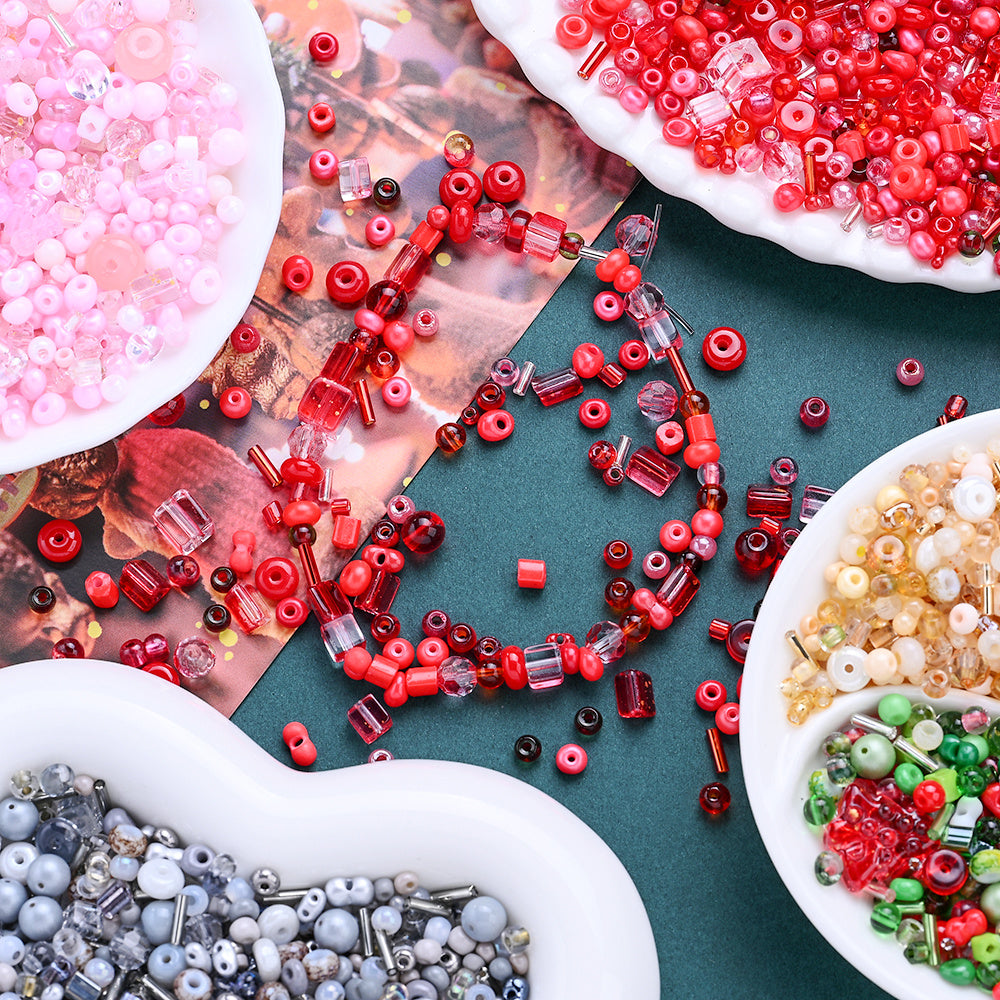 20g/bag Irregular Glass Seed Beads