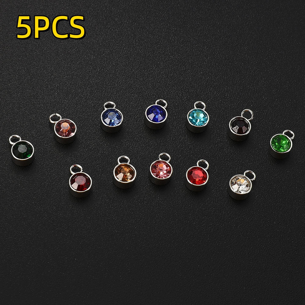 Birthstone Alloy Pendants