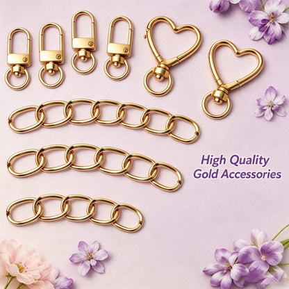 Complete DIY Keychain & Jewelry Making Kit