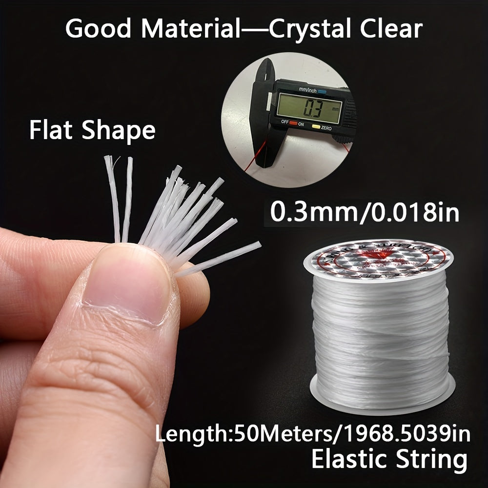 Elastic Crystal Bead Thread