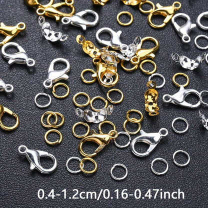 Alloy Lobster Clasp Connector Set