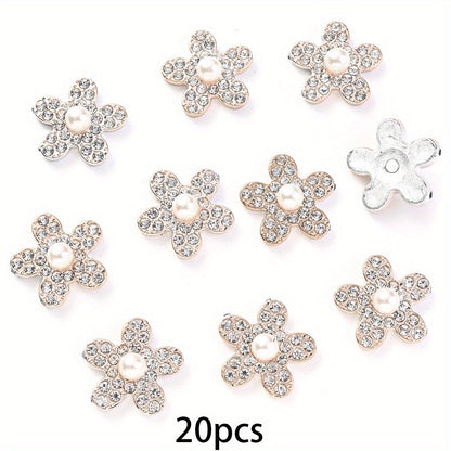 Mix CCB Flower Star Butterfly Flatback Rhinestone Beads