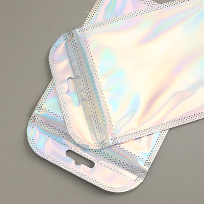 Iridescent Self-Sealing Jewelry Bags