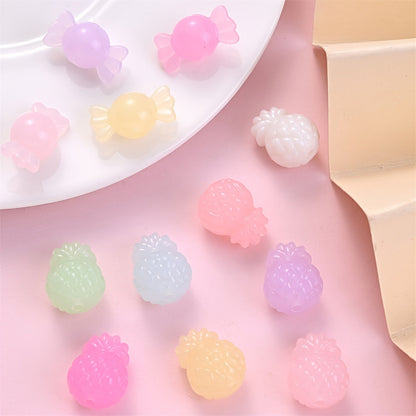 Pineapple Acrylic Beads