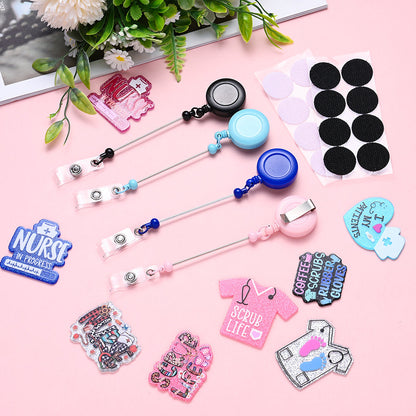Beadable Badge Reel DIY Kit