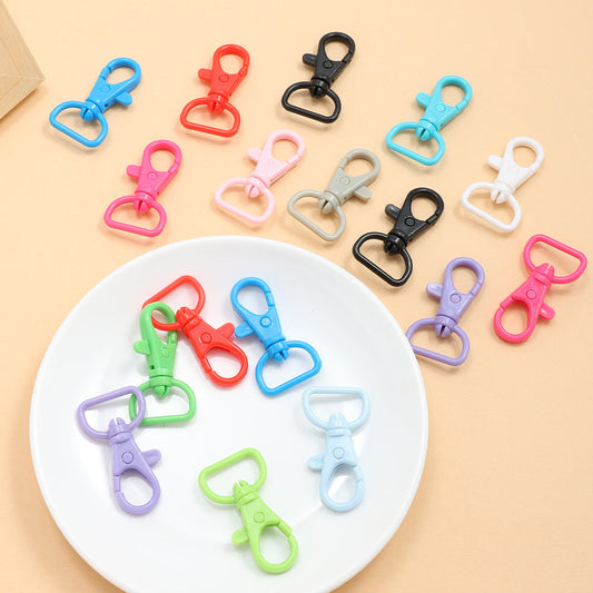 Multicolor Plastic Lobster Clasps