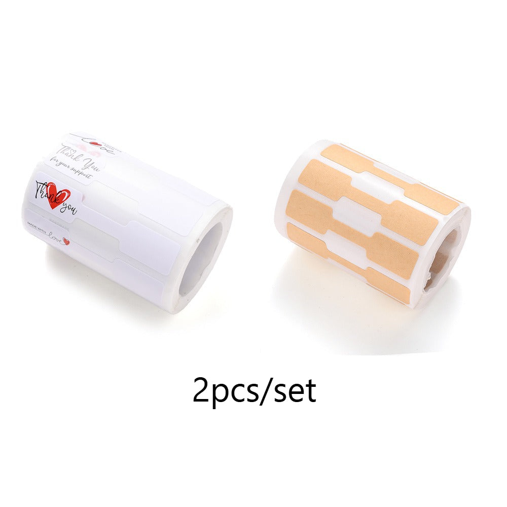 White Love Jewelry Price Labels