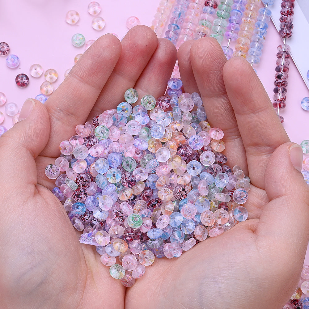 Vibrant Glass Rice Beads
