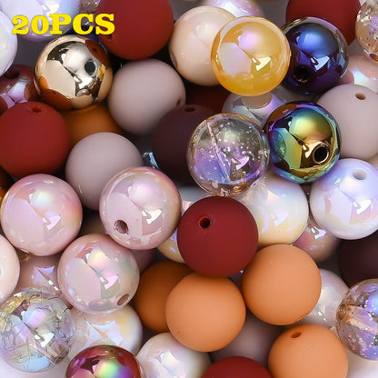 Vintage Round Wood Beads