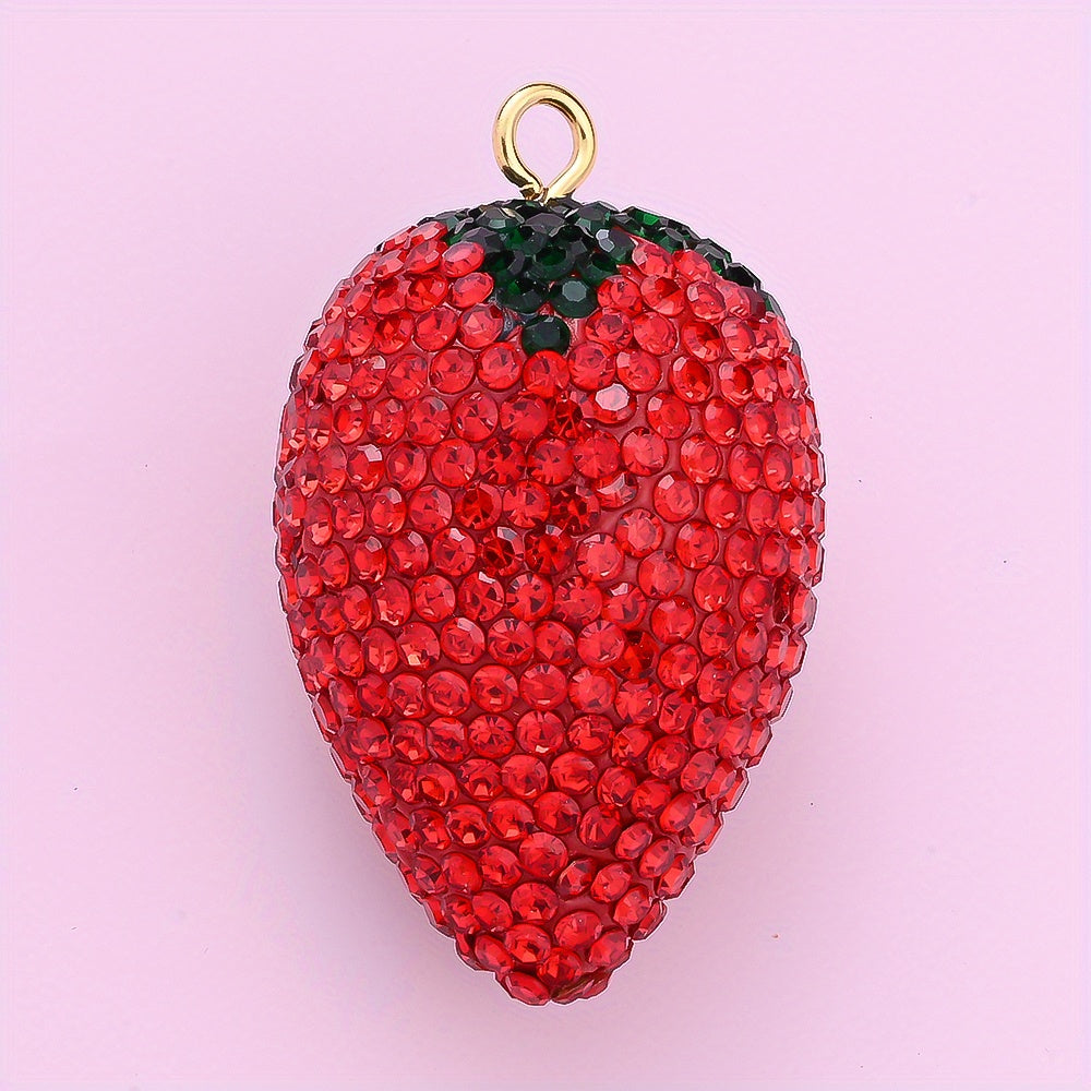Strawberry Soft Clay Pendant