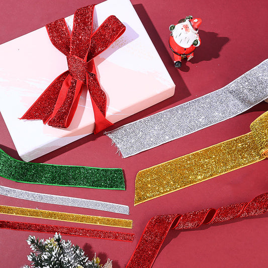 Colorful Glitter Ribbon