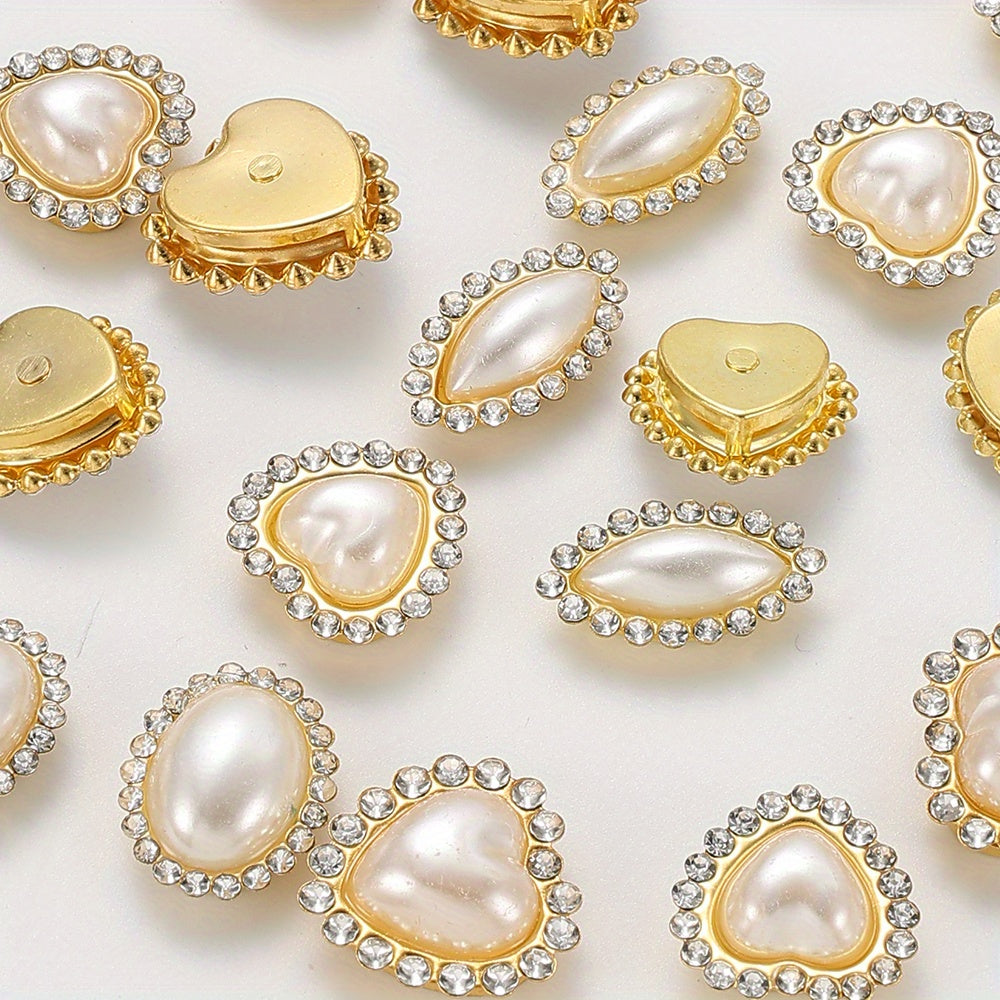 20pcs White Acrylic Artificial Pearl Beads