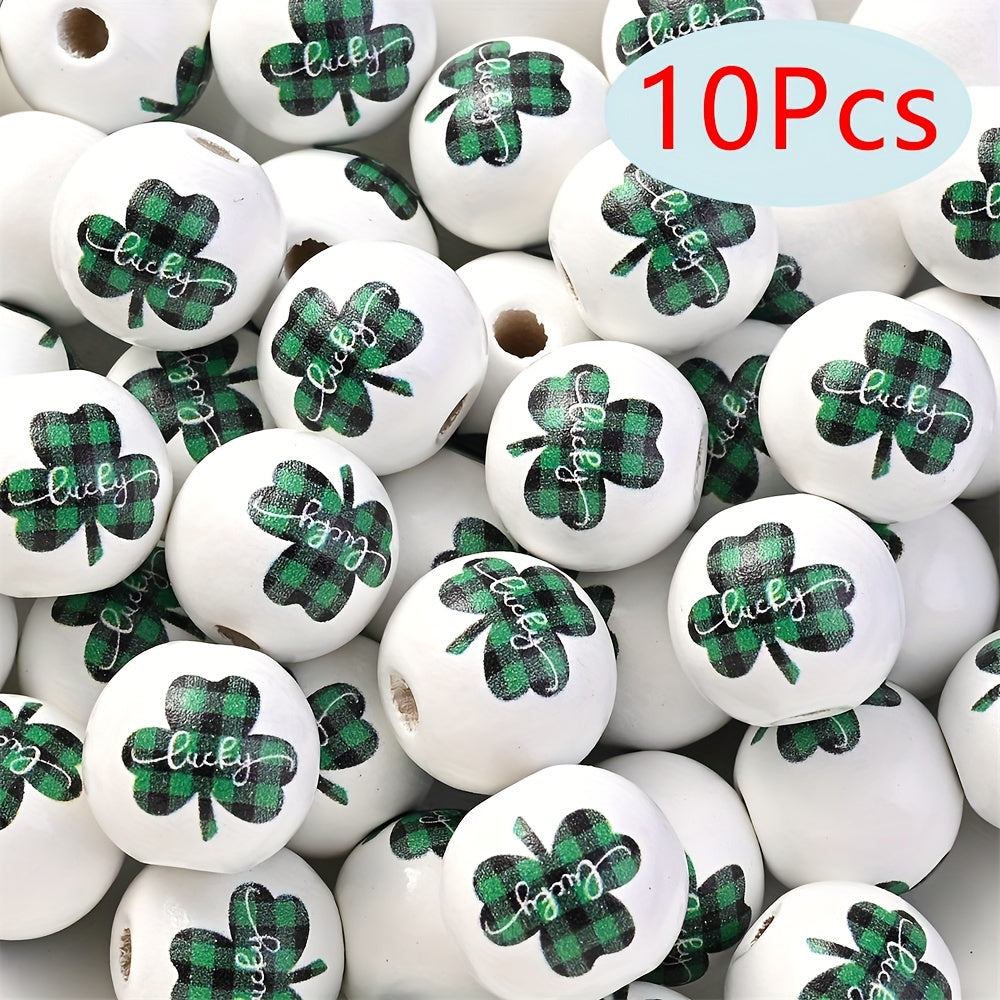 St. Patrick’s Day Wooden Beads