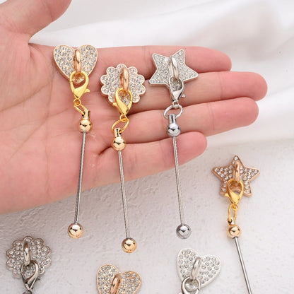 Star Heart Self-Adhesive Keychain Set