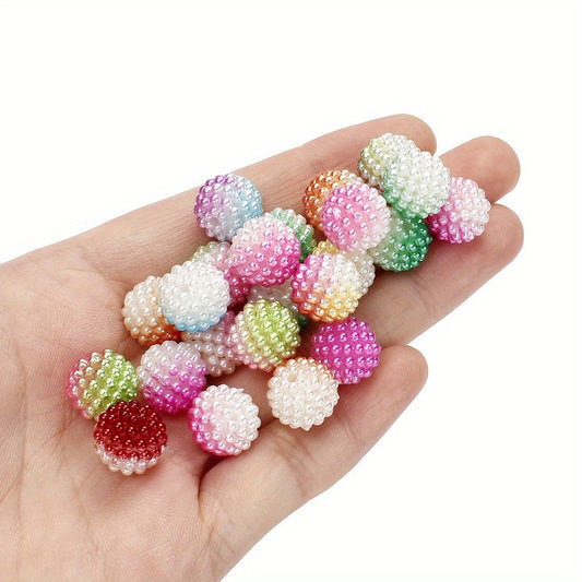 Two-Color Round Acrylic Beads