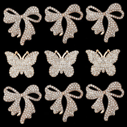 Golden Bow Flatback Embellishments