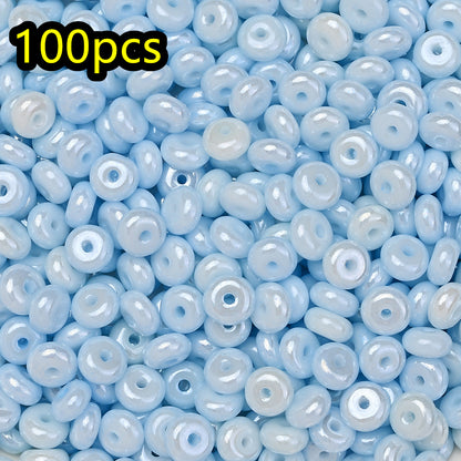 Golden Gradient Abacus Beads