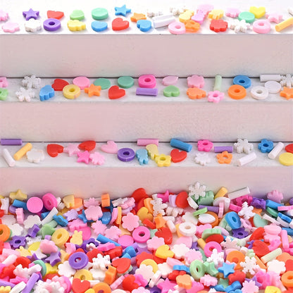 10g 2–6mm Soft Clay Bead Set