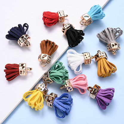 Fashion Mini Colorful Fringe with Golden Cap