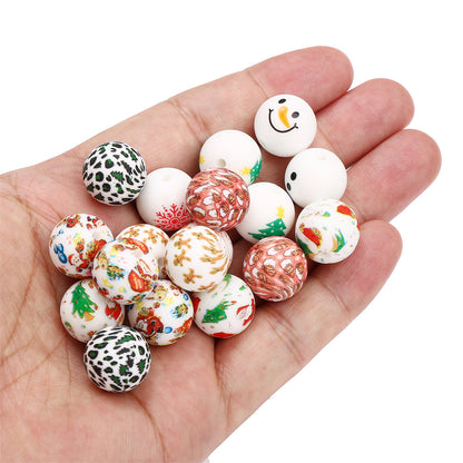 Christmas Silicone Beads