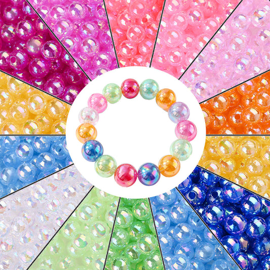 390/650/1300/2600pcs Acrylic Sparkling Spacer Beads